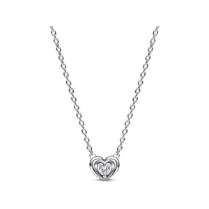 Pandora, Halskette Damen Silber 45cm, Pandora Moments Halsschmuck Damen