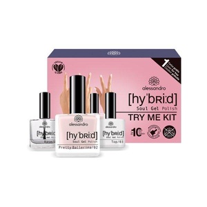 Alessandro, Alessandro Hybrid Soul Gel Polish Try Me Set Pretty Ballerina, Alessandro Hybrid Soul Gel Polish Try Me Set Pretty Ballerina 3ST