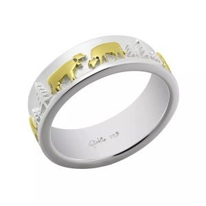Swiss Edelweiss, Swiss Edelweiss Ring Damen, Swiss Edelweiss - Ring, Poya, 54, Silber