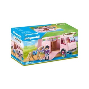PLAYMOBIL, Playmobil® Country Pferdetransporter 71237, Playmobil® Konstruktions-Spielset »Pferdetransporter (71237), Country«, (47 St.), Made in Europe