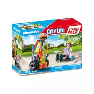 PLAYMOBIL, 71257 City Life Starter Pack Rettung mit Balance-Racer, Konstruktionsspielzeug, 71257 City Life Starter Pack Rettung mit Balance-Racer, Konstruktionsspielzeug