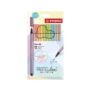 Stabilo, Filzstifte Set Filzstifte Set, Filzstift STABILO® Pen 68 Pastellove Set 12er-Pack