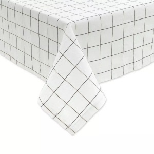 Manor, Manor - Tischdecke, 200X200CM, Schwarz/Weiss, Manor - Tischdecke, 200X200CM, Schwarz/Weiss