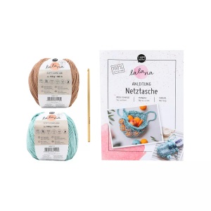 lalana, DIY Häkel-Set Netztasche, I AM CREATIVE Netztasche Set 6220.01