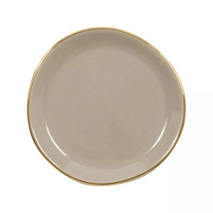 URBAN NATURE CULTURE, Runder Teller Runder Teller, URBAN NATURE CULTURE - Runder Teller, 9cm, Grau