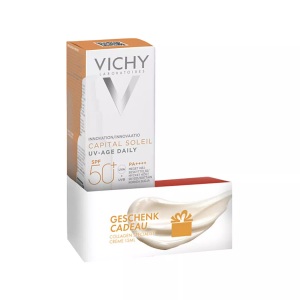 Vichy, VICHY Capital Soleil UV-Age Daily SPF50+ & gratis Liftactiv Collagen Specialist (40ml), VICHY Capital Soleil UV-Age Daily SPF50+ & gratis Liftactiv Collagen Specialist (40ml)