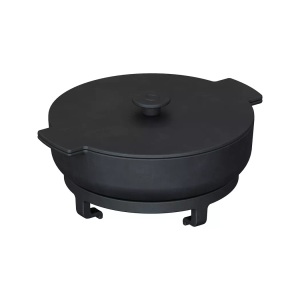 Ofyr, Gusseisen Auflauf-Set, OFYR - Grill-Kochset, 21cm, Black