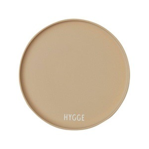 Design Letters, Design Letters Teller Favourite beige, Design Letters - Runder Teller, 21.5CM, Beige