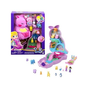 Mattel, Polly Pocket Mama & Joey Kangaroo Tasche, Spielfigur, Polly Pocket Spielfigur »Mama & Joey Kangaroo Schatulle«