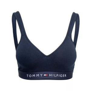 Tommy Hilfiger Underwear, Tommy Hilfiger Underwear Bralette-BH »BRALETTE LIFT«, mit Tommy Hilfiger Markenlabel, Tommy Hilfiger - Bralet, für Damen, Dunkelblau, Größe XS