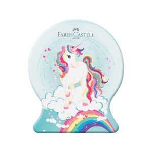 Faber-Castell, Connector Filzstift Schneekugel, Set, FABER-CASTELL Filtzstift Connector 155544 33 Farben, Koffer Einhorn Edit