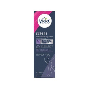 Veet, Expert Haarentfernungscreme Körper & Beine Damen 100 ml, Veet EXPERT Haarentfernungscreme Körper & Beine (100ml)