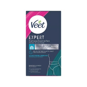 Veet, Expert Kaltwachsstreifen Bikini & Achsel Damen 16STK, Veet EXPERT Kaltwachsstreifen Bikinizone & Achseln (16 Stk)