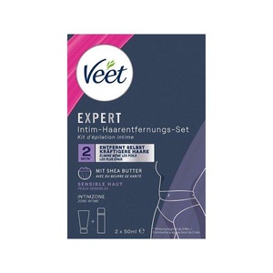 Veet, Expert Intim-haarentfernungs-kit Damen 2X50ML, Veet Expert Enthaarungscreme