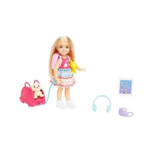 Barbie, Barbie Chelsea Hjy17 Puppe, Barbie - Chelsea Travel Puppe, Multicolor