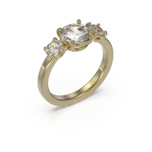 Guess, Guess JUBR03178JWYG56 It's Raining Rings Damen Ring 56, 