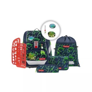 STEP BY STEP, Schulrucksack-Set, 6-teilig Schulrucksack-Set, 6-teilig, Step by - Schulthek-Set, 6-teilig, 40x29x22.5CM, Dunkelblau