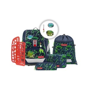 STEP BY STEP, Schulrucksack-Set, 6-teilig Schulrucksack-Set, 6-teilig, Step by - Schulthek-Set, 6-teilig, 40x29x22.5CM, Dunkelblau