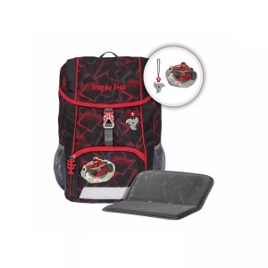 STEP BY STEP, STEP BY STEP Rucksack-Set KID 213360 Ninja Yuma, Step by Step - KiGa Rucksack-Set 3tlg, 35X26X17CM, Rot