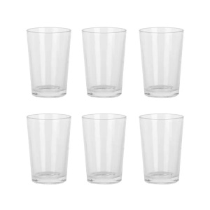 Excellent Houseware, Becher, 6 Stück Becher, 6 Stück, Excellent Houseware - Becher, 6 Stück, 200 ml, Transparent