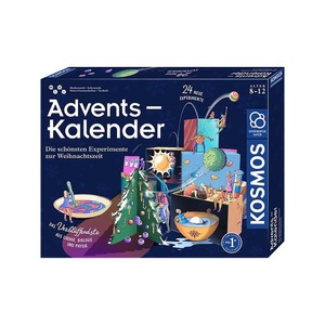 Kosmos, Adventskalender - Die schönsten Experimente zur Weihnachtszeit 2023, Experimentierkasten, Kosmos Spielzeug-Adventskalender »Die schönsten Experimente zur Weihnachtszeit«, ab 8 Jahren