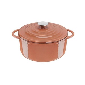 Tefal, Bräter Bräter, Tefal Kochtopf »Tefal LOV Kochtopf 25 cm terracotta«, Gusseisen