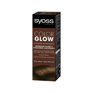Syoss, Color Glow Pflegende Haartönung Damen Tiefes Braun, Syoss Color Glow tiefes Braun (1 Stk)