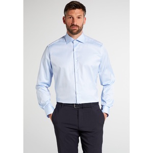 Eterna, ETERNA Langarm Hemd »MODERN FIT«, ETERNA MODERN FIT Cover Shirt Twill Langarm hellblau 44