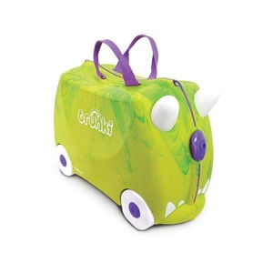 Trunki, trunki Kinderkoffer - Trunkisaurus Rex - grün, TRUNKI Trolley »Dudley Dinosaur«, 4 St. Rollen