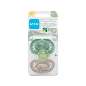 MAM, Original Nuggi Pure Kautschuk 16-36 Monate, MAM Original Pure Nuggi