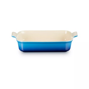 Le Creuset, Auflaufform Auflaufform, LE CREUSET Auflaufform »Eckig«, Keramik