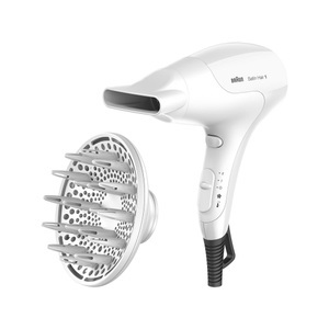 Braun, BRAUN HD385E Satin Hair 3 PowerPerfection - Haartrockner (Weiss), Satin Hair 3 HD 385, Haartrockner