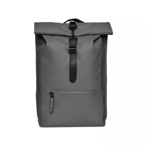 RAINS, Rains 13320 Rolltop Rucksack-0 Einmalige Grösse, Rolltop Backpack W3, Grau