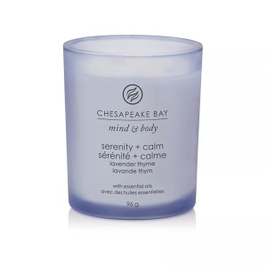 Chesapeake Bay Candles, Chesapeake Bay Candles Duftkerze Serenity & Calm Small Tumbler, Chesapeake Bay - Duftkerze im Glas, 105g, Violett