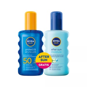 Nivea, Nivea Mixpack Protect & Dry Touch Spray FPS 50 + After Sun Spray (2x200ml), NIVEA SUN - Mixpack Protect & Dry Touch Spray LSF 50 + After Sun Spray, P&D LSF50+After Sun, 2x200ml
