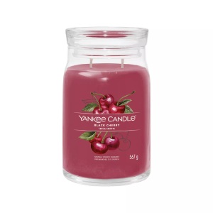 Yankee Candle, Yankee Candle Duftkerze »Black Cherry«, Yankee Candle Signature - Duftkerze im Glas, 567G, Cherry Bomb