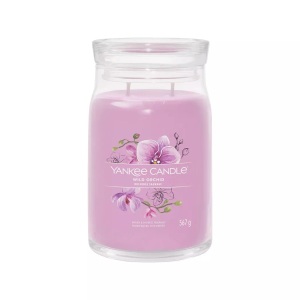 Yankee Candle Signature, Yankee Candle Signature Duftkerze Wild Orchid Signature Large Jar, Yankee Candle Signature - Duftkerze im Glas, 567G, Orchidee