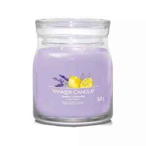 Yankee Candle Signature, Yankee Candle Signature Duftkerze Lemon Lavender Signature Medium Jar, Yankee Candle Zitrone Lavendel (mittel)