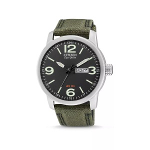 Citizen, Citizen Solaruhr »BM8470-11EE«, Citizen - Analoguhr, EcoDrive, 42mm, Grün