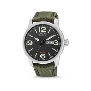 Citizen, Citizen Solaruhr »BM8470-11EE«, Citizen - Analoguhr, EcoDrive, 42mm, Grün