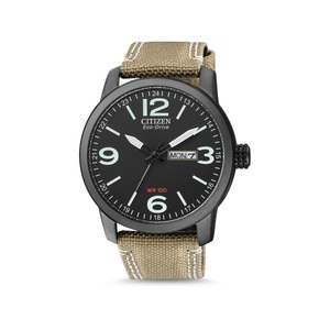 Citizen, Citizen Solaruhr »BM8476-23EE«, Citizen - Analoguhr, EcoDrive, 42mm, Beige