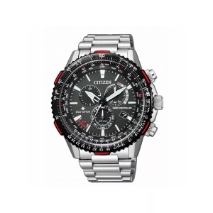 Citizen, Citizen Funkchronograph »Promaster Sky, CB5001-57E«, Citizen - Chronograph Uhr, Promaster, 47mm, Silber