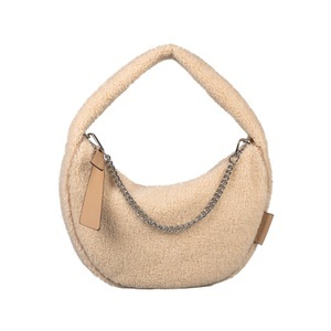 Tom Tailor, Crossbody Bag Damen Beige ONE SIZE, TOM TAILOR Schultertasche »Ginny Banana bag«, im modischen Design