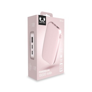 FRESHN REBEL, Fresh'N Rebel Powerbank 18000 mAh USB-C FC, Smokey Pink, 2PB18100SP, Fresh 'n Rebel Powerbank 18000mAh USB-C, Ultra Fast Charge & 20W PD, Smokey Pink
