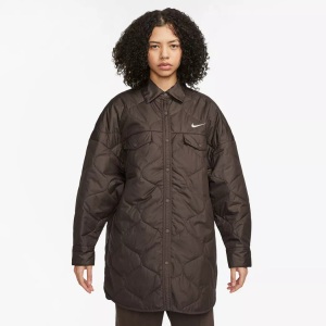 NIKE, Jacke Mit Reissverschluss Damen Braun M, Nike - Jacke mit Reissverschluss, für Damen, Braun, Größe M