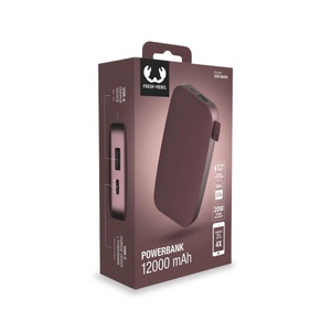 FRESHN REBEL, Fresh'N Rebel Powerbank 12000 mAh USB-C FC, Deep Mauve, 2PB12100DM, Fresh 'n Rebel Powerbank 12000mAh USB-C, Ultra Fast Charge & 20W PD, Deep Mauve