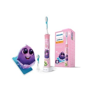 Philips, PHILIPS HX6352/42 - Elektrische Zahnbürste für Kinder (Pink), Philips sonicare Elektrische Schallzahnbürste HX6352/42 For Kids rosa