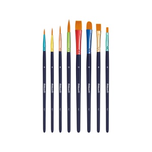 Pelikan, Pelikan Synthetikhaarpinsel Premium 8 Stück, diverse Grössen, Pelikan - Pinsel-Set, 8X25X0.9CM, Multicolor