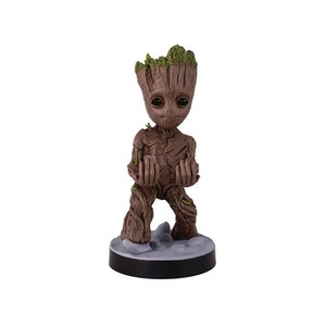 EXQUISITE GAMING, EXQUISITE GAMING Baby Groot - Controller- oder Phonehalterung (Mehrfarbig), Cable Guy - Baby Groot Marvel, Ständer für Controller, Smartphones und Tablets