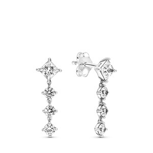 Pandora, Ohrhänger Damen Silber ONE SIZE, Pandora Timeless Ohrschmuck Damen
